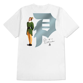 Primitive Skateboards x Elf Shirt Jolly White