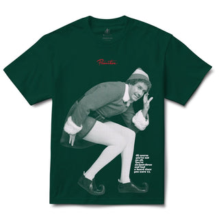 Primitive Skateboards x Elf Shirt Hey Buddy Forest Green