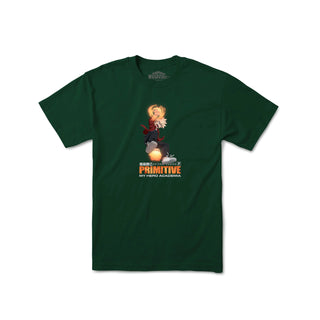 Primitive Skateboards Shirt My Hero Academia Explosive Speed Forest Green