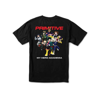 Primitive Skateboards Shirt My Hero Academia Black