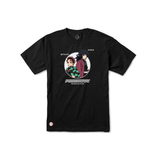 Primitive Skateboards Shirt Demon Slayer Demon Slayer Black