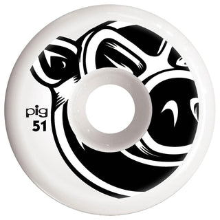 Pig Skateboard Wheels 51mm Pig Head C-Line 101a