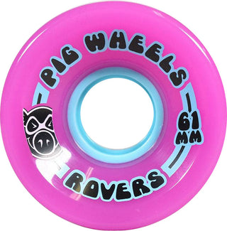 Pig Skateboard Wheels Rover 85A Pink 61mm