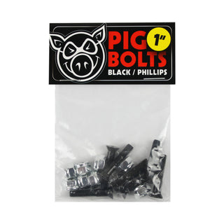 Pig Hardware Phillips Black 1"