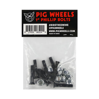 Pig Hardware Phillips Black 1"