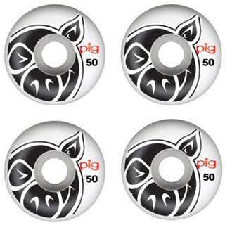 PIG Skateboard Wheels Pig Head Natural 50mm