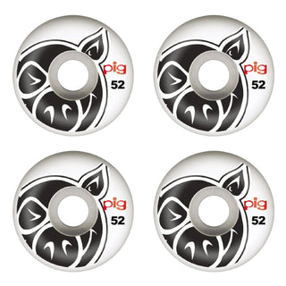 PIG Skateboard Wheels Pig Head Natural 52mm