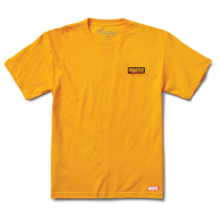 Primitive Tee Shirt Moebius Marvel Iron Man Gold