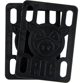 Pig Riser Pads 1/8" Black (Pair) Hard