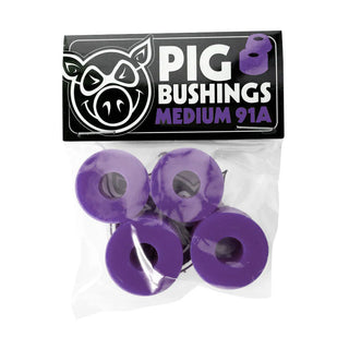 Pig Skateboard Bushings Medium 91A Purple