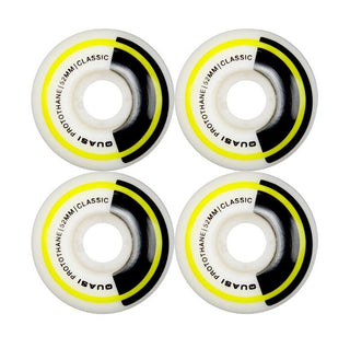 Quasi Skateboard Wheels 52mm Protothane Classic 83B White