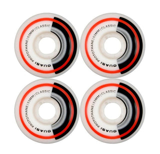Quasi Skateboard Wheels 53mm Protothane Classic 83B White