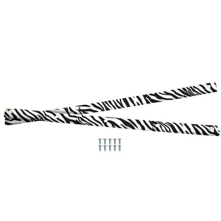 Pig Rails Zebra Graphic 14.25"