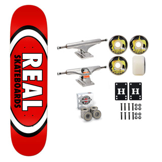 Real Skateboard Red 8.12" Independent Satori Premium Kit