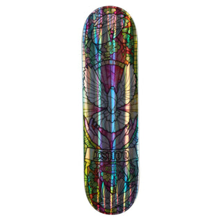 Real Skateboard Deck Ishod Holographic Rainbow Foil Cathedral Twin Tail Easy Rider 8.25" X 31.8"