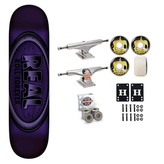 Real Skateboard Purple Foil DBX Basalt 8.38" Independent Satori Premium Kit