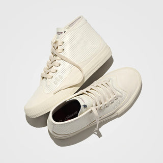 Globe Skateboard Shoes Gillette Mid Cream Leather