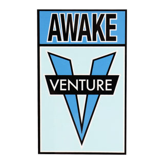 Venture Trucks Skateboard Sticker OG Awake Blue/Light Blue 3" x 5"