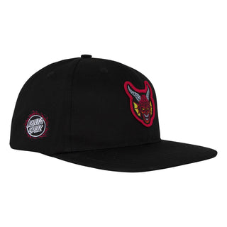 Santa Cruz x Stranger Things Hat Hellfire Club Snapback Black