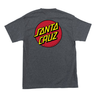 Santa Cruz Shirt Classic Dot Charcoal Heather