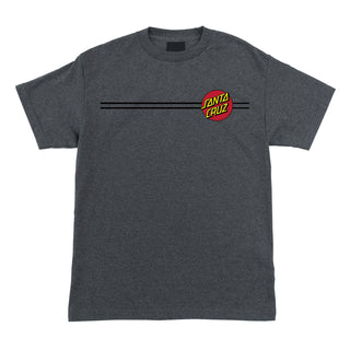 Santa Cruz Shirt Classic Dot Charcoal Heather