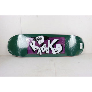Blem Krooked Skateboard Deck Incognito Embossed Green 9.25" x 31.85" Cosmetic