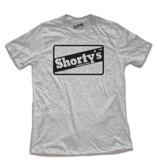 Shorty's Skateboard Shirt OG Logo Heather Gray