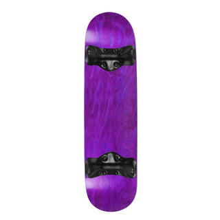 Softrucks Practice Complete - 8.0" Stained Purple Deck / Black Trucks