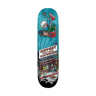 2025 Skateshop Day Deck - Deluxe Todd Bratrud Shop Keeper 8.5" x 31.8" Purple Stain
