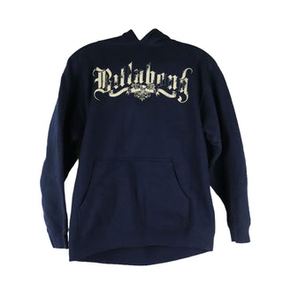 Billabong Youth Hoody Skull Logo Pullover Navy/Cream Kids