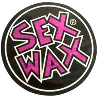 Mr. Zoggs SEX WAX STICKER 2" CIRCUALR DIECUT PINK