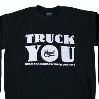 Royal Crew Sweatshirt TRUCK YOU BLACK