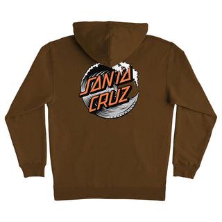 Santa Cruz Skateboards Hoody Wave Dot Pullover Brown/Grey/Orange