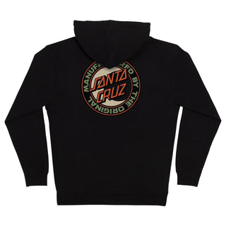 Santa Cruz Skateboards Hoody MFG Moon Dot Zip Black