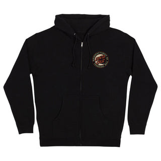 Santa Cruz Skateboards Hoody MFG Moon Dot Zip Black