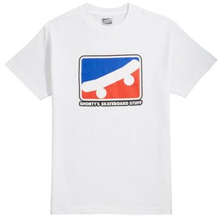 Shorty's Skateboard Shirt Skate Icon White