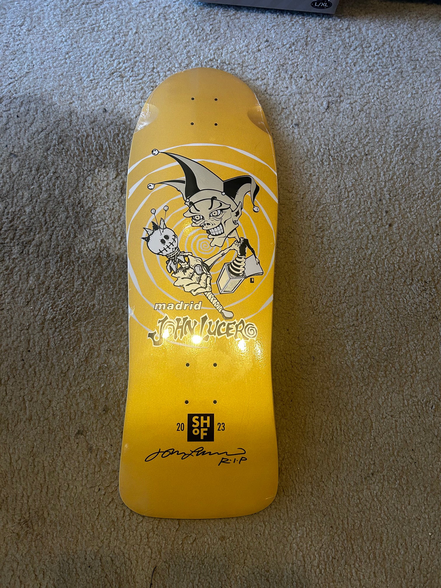 Madrid Skateboard Deck John Lucero Skateboarding Hall of Fame
