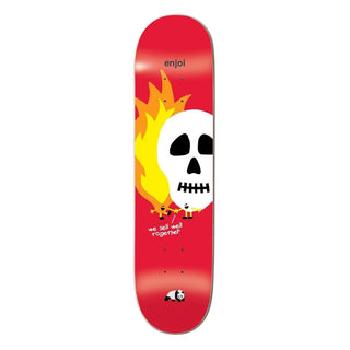 Enjoi Deck Skulls and Flames Red 8.25" x 31.7"