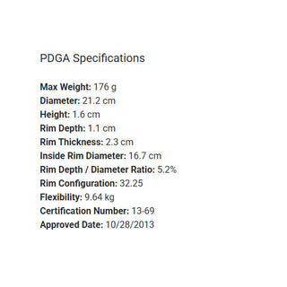 Westside Disc Golf Tournament Sorcerer Distance Driver 13/5/-0.5/3 White/Red 174 grams