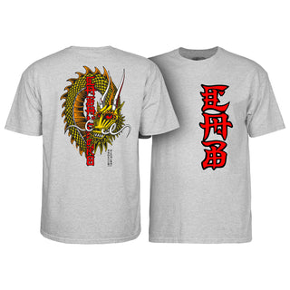 Powell Peralta Skateboard Shirt Steve Caballero Ban This Sport Grey