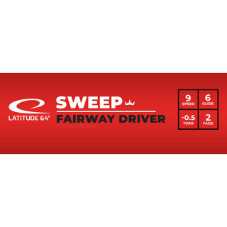 Latitude 64 Disc Golf Royal Grand Sweep Fairway Driver 9/6/-0.5/2 Blue/Red 174 grams
