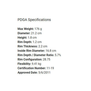Westside Disc Golf Tournament Sword Distance Driver 12/5/-0.5/2 Blue/Black 173 grams