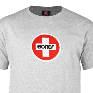 Bones Bearings Shirt Swiss Circle Heather Gray