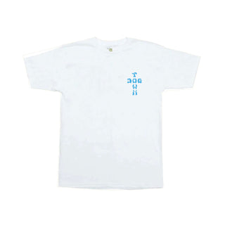 Dogtown Skateboards Shirt Eric Dressen Hands 80s Fade White