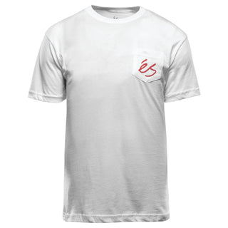 ES Shirt Script Pocket White