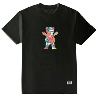 Grizzly Skateboard T-Shirt Maui OG Bear Black
