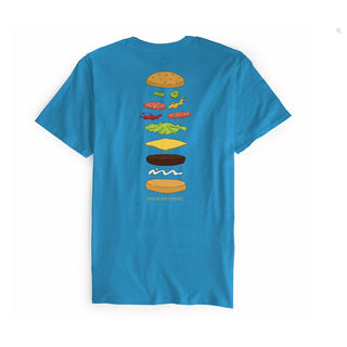 Habitat T Shirt Bobs Burgers Expanded Burger Turquoise Blue