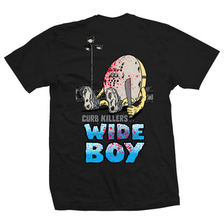 Heroin Skateboards Shirt Curb Killer Wide Boy Black