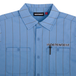 Independent Trucks Shirt Union Work Shirt Work Blue/Stripe