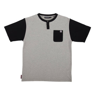 Independent Trucks Shirt BTG Label Henley Heather Grey/Black